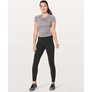Lululemon Speed Up Tights Full Length Black Pocket